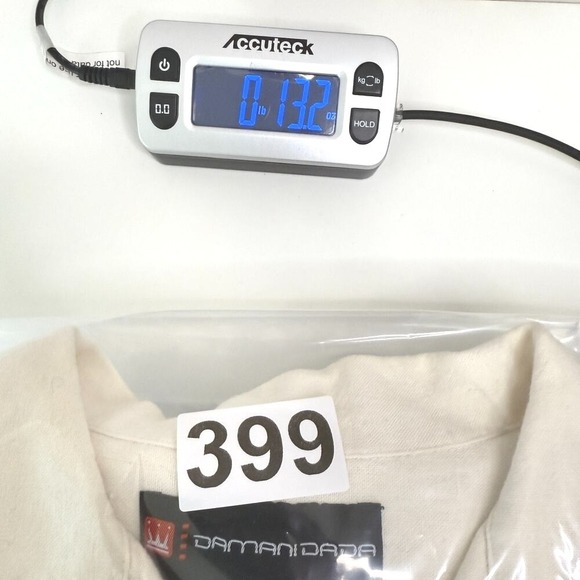 Vintage Damani Dada Mens Linen Casual Button Up Shirt Size L White Baggy Y2K 90s - Picture 10 of 10